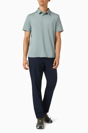S/S Viewpoint Polo 2.0 in Stretch Mesh