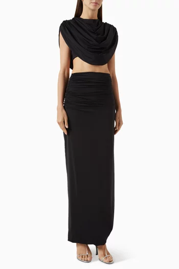 Amalra Top & Skirt Set