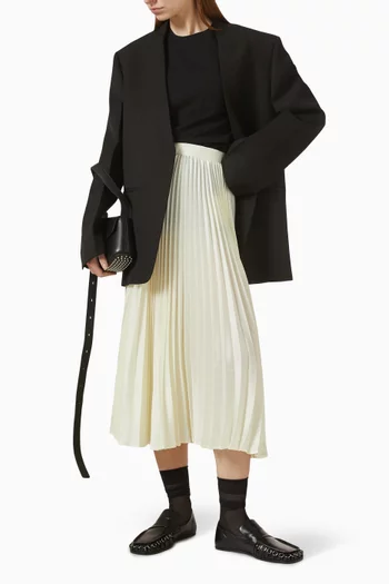 Pleated Midi Skirt