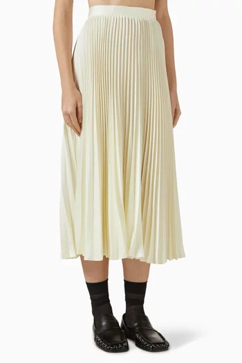 Pleated Midi Skirt