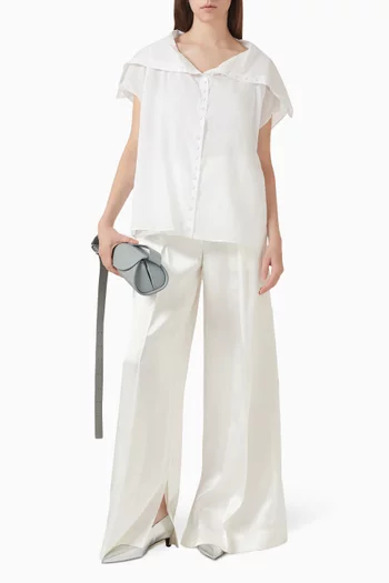 بلوزة بكاب قطن بوبلين عضوي