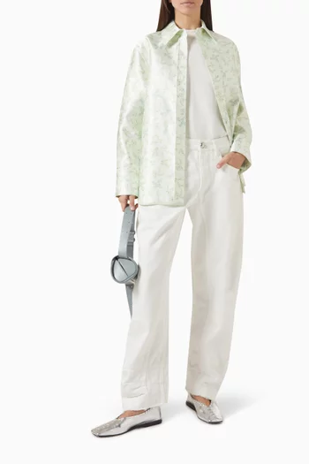 Printed Shirt in Silk Blend