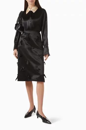 قميص بتصميم انسيابي ستان