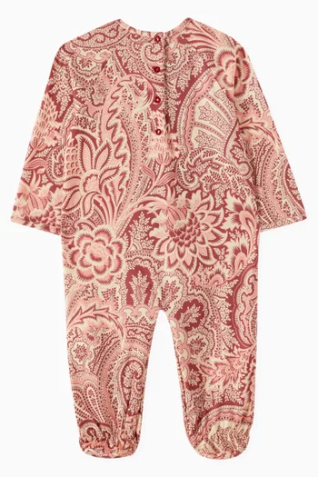 Paisley Print Babysuit Gift Set