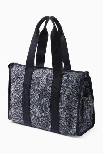 Paisley Jacquard Changing Bag