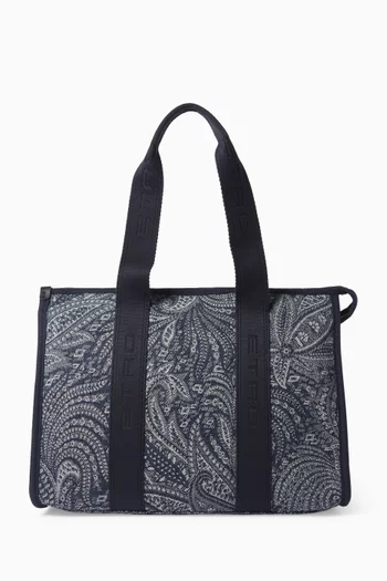 Paisley Jacquard Changing Bag