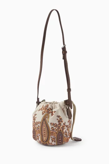 Paisley-print Crossbody Bag