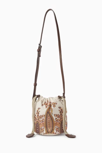 Paisley-print Crossbody Bag