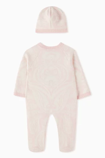 All Over Print Pyjama & Beanie Gift Set