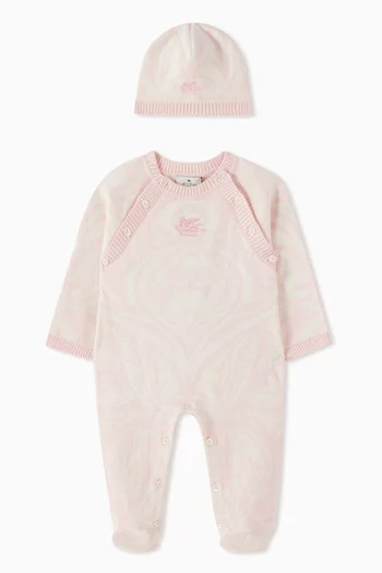 All Over Print Pyjama & Beanie Gift Set