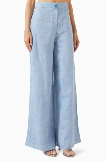 Sarabi Wide-leg Pants in Linen