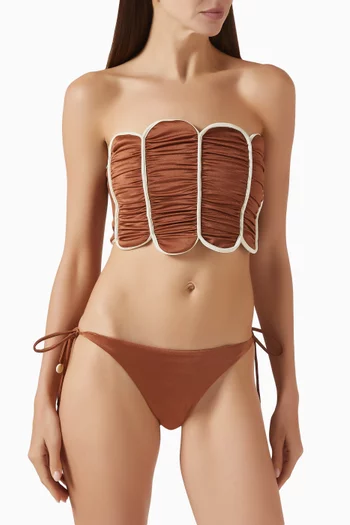 Tremezzo Panelled Bikini Top