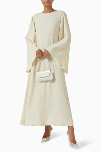 Jackie Kaftan Dress in Crepe