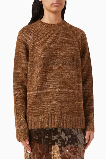 Aurora Oversized Sweater in Mohair Blend
