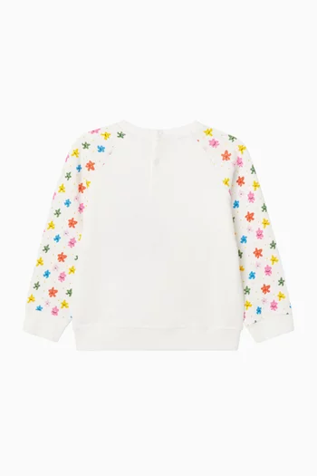 Star-print Sweatshirt in Cotton