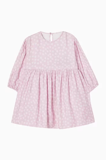 Floral Dress in Organic Cotton