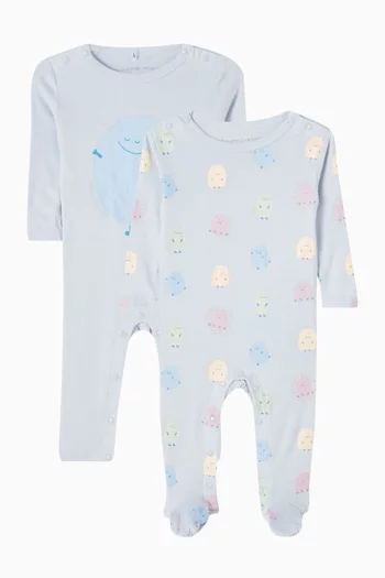 Printed Yeti Romper Gift Set