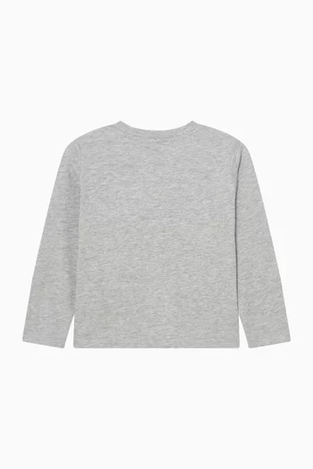 Graphic Print T-shirt in Cotton Jersey