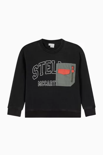 Logo Sweatshirt in Cotton