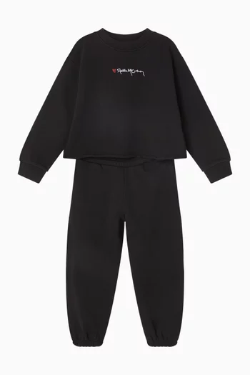 بدلة رياضية بشعار الماركة صوف قطني