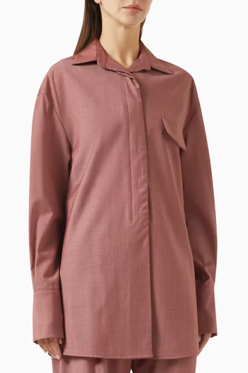 Tailored Shirt in Wool