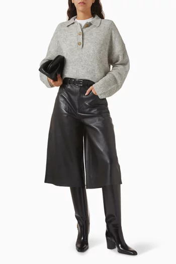 Belle Shorts in Leather