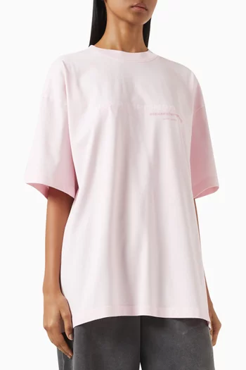 Oversized Logo T-shirt in Cotton