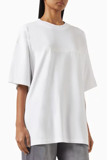 Oversized Logo T-shirt in Cotton