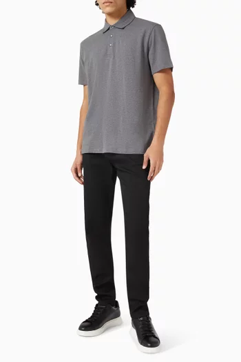 x Beckham Parris Polo Shirt in Cotton-silk
