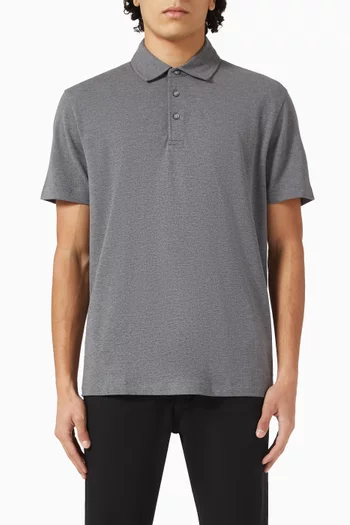 x Beckham Parris Polo Shirt in Cotton-silk