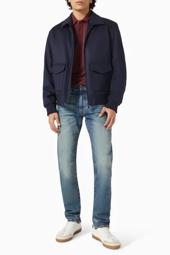 x Beckham Parris Polo Shirt in Cotton-silk