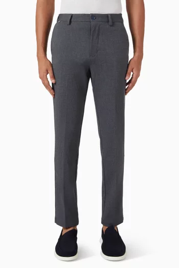 Slim-fit Herringbone Pants