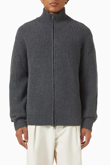 x Beckham Hilustre Cardigan in Wool-cashmere