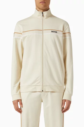 Zip Jacket in Cotton Terry