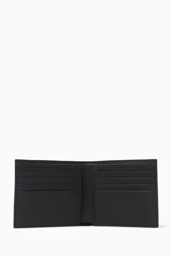 محفظة بشعار الماركة جلد مقوى