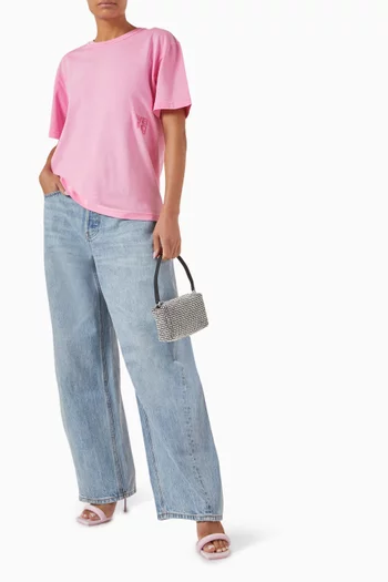 Blow-up Mid-rise Jeans in Denim