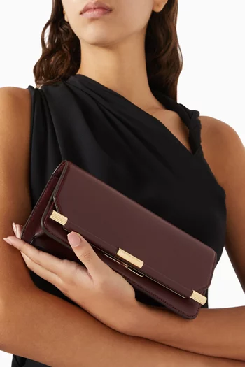202 Clutch Bag in Leather