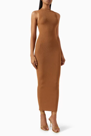 Cosima Maxi Dress in Viscose-blend