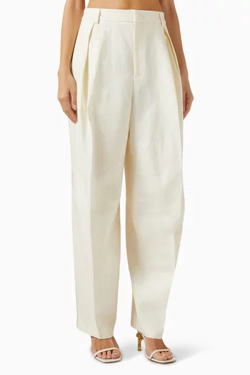 بنطال أرييل كتان