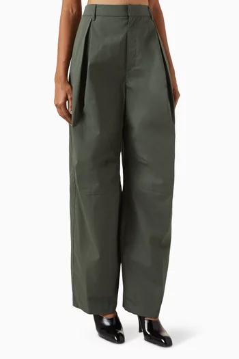 Ariele Wide-leg Pants in Cotton