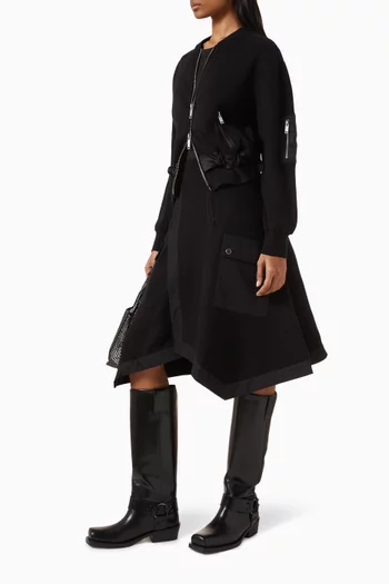 Utility Poplin Combo Skirt