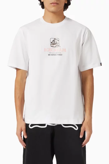 Serve It Best T-shirt in Cotton