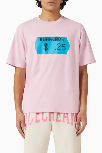 Sticker T-shirt in Cotton