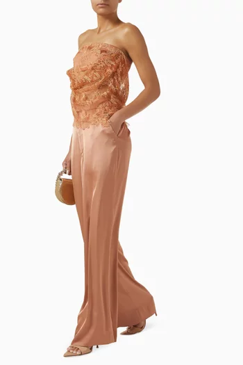 Anna Strapless Top in Lace