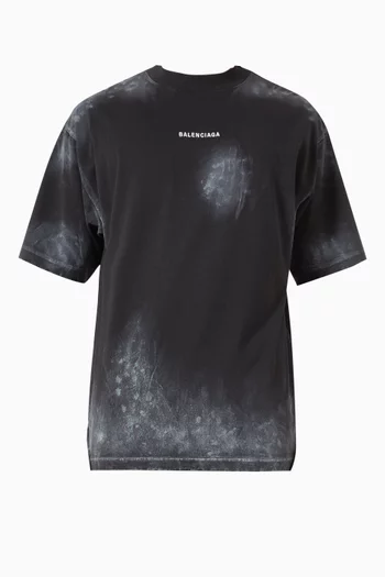 Unisex Logo Medium Fit T-shirt in Cotton