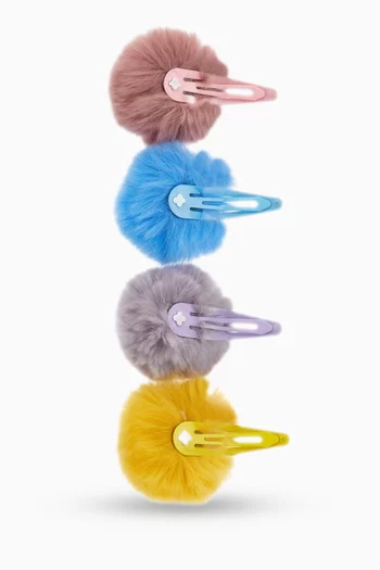 Pom Pom Clips, Set of 4