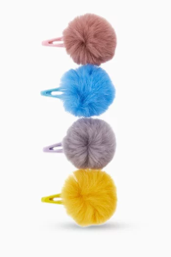 Pom Pom Clips, Set of 4