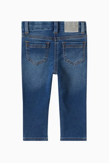 Bow Embellished Denim