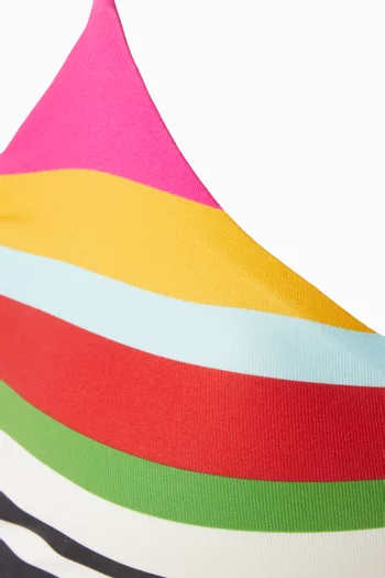 Laveta Striped Bikini Top
