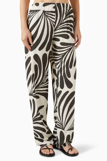 Ilalo Printed Pants in Viscose Blend